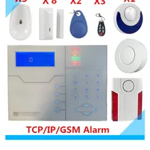 Фокусировка наиболее продвинутая французская сигнализация 433 МГц 868 МГц Беспроводная GSM сигнализация TCP/IP умная охранная домашняя сигнализация с webIE App control