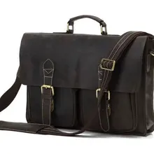 Мужская кожаная сумка кожаный портфель сумка для ноутбука 7105R