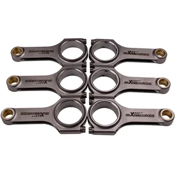 

4340 Forged Connecting Rods Rod for BMW E34 M5 3.8L Rod Length 142.5mm Conrod Connect Rod H-Beam Bielle Pleuel Balanced