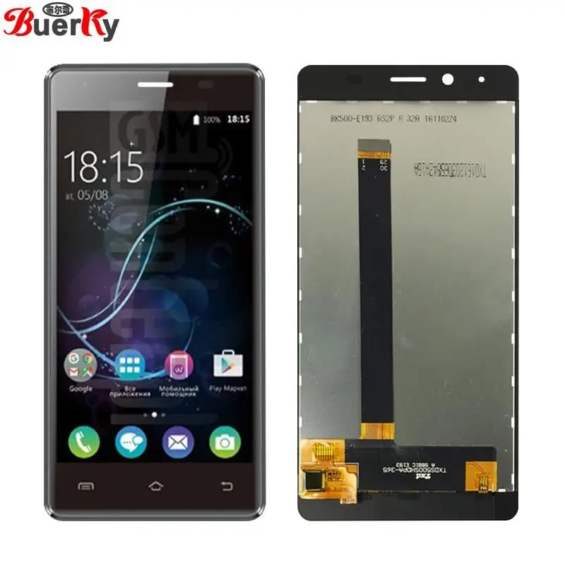 

BKparts Tested For BQ BQS-5060 BQS 5060 Slim LCD Display Touch Screen Glass Digitizer BQ S 5060 Complete Assembly Replacement