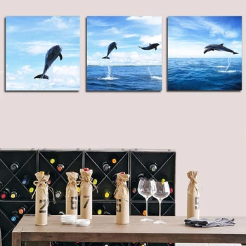 

Blue Ocean Canvas Painting High Quality Landscape Modular Picture On The Wall Pictures For Living Room Cuadros Decoracion Poster