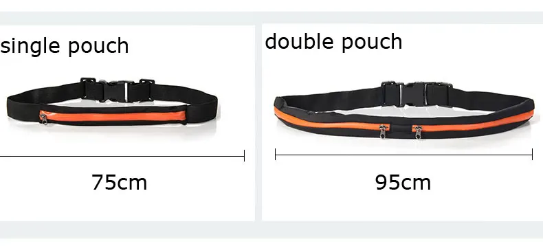 Practical Waist Packs With Belt Invisible Mobile Phone Organizer Waist Bags MINI Men and Women Money Belt Purse