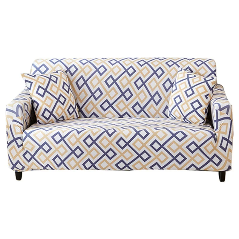 Чехол для дивана с цветочным принтом; эластичные чехлов диван плотно Обёрточная бумага чехол для дивана для Гостиная 1/2/3/4 сиденья - Цвет: color14