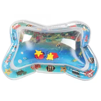 

Baby Ice Pad Large Inflatable Prone Pat Water Cushion Marine Life Mat baby games play mat