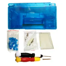 Горячая Полный комплект прозрачный синий цвет для Dslite LITE оболочки сменный корпус крышка с отвертками кнопки винты объектива