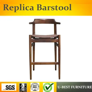 

U-BEST European style solid wood bar chair stool chair, modern minimalist bar chairs tablet chair