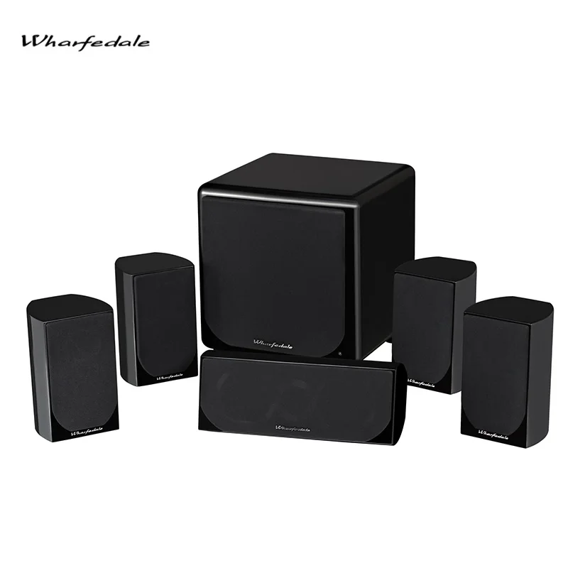 Wharfedale DX-1SE 5.1 HCP 2018 Best Quality High Sound Speakers Wood Audio Bookshelf Powered Speaker Tower Home Theater