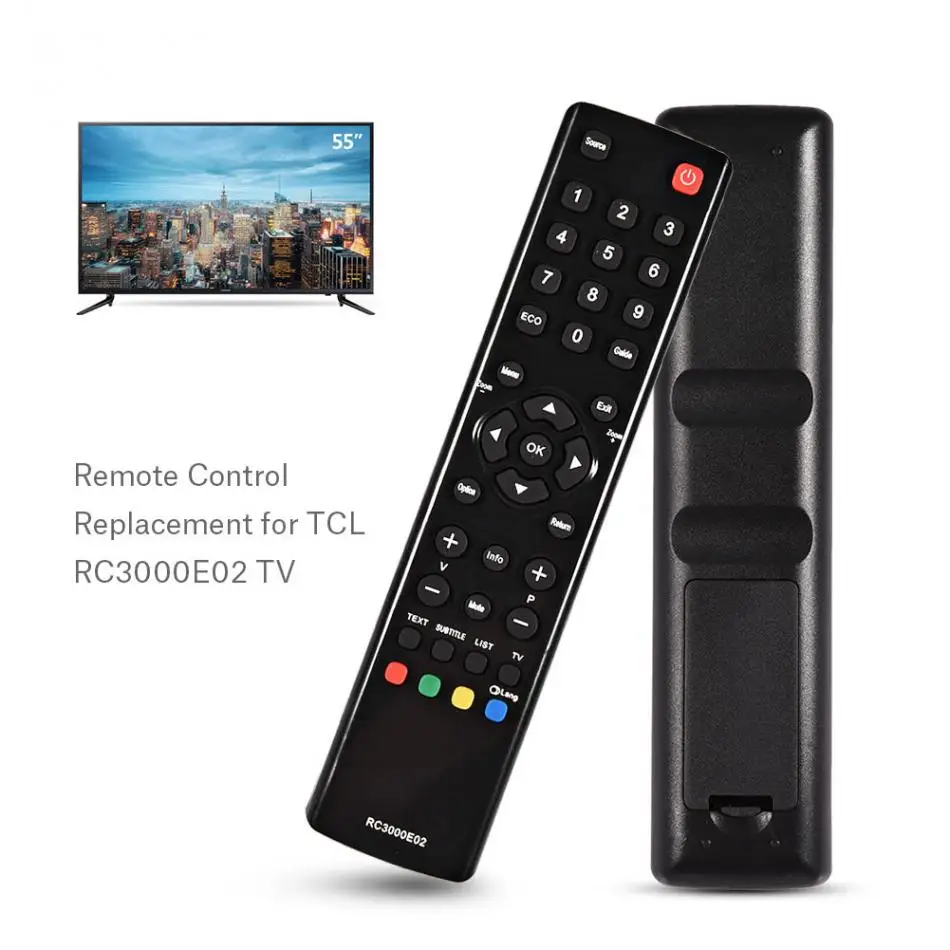 Newest TV Remote Control Replacement for TCL RC3000E02 TV Controllerin