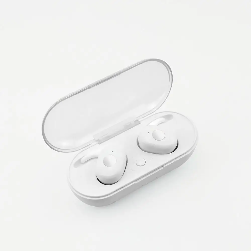 Белый TWS наушники Bluetooth 5,0 беспроводные наушники спортивные наушники 3D стерео звук вкладыши с портативным микрофоном и заряд - Цвет: Белый