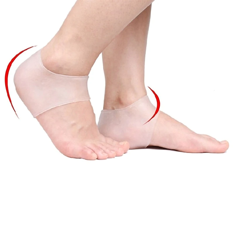 

1 Pair Women Men Silicone Foot Chapped Care Tool Moisturizing Gel Heel Socks Cracked Foot Skin Care Protectors Foot Comforable