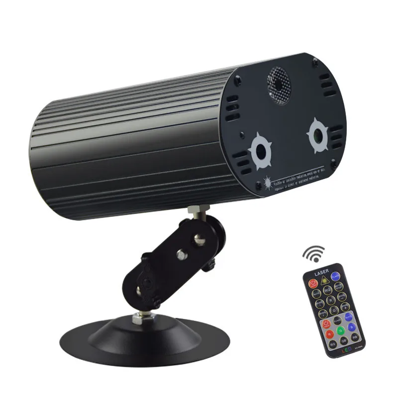 luz do projetor laser som ativado led strobe stage luz