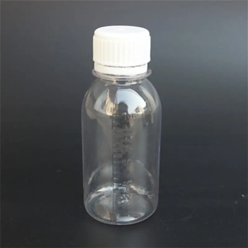 Прозрачная пластиковая бутылка с защитой от кражи 150/200/250/500 мл|bottle display|bottle tattoosbottle