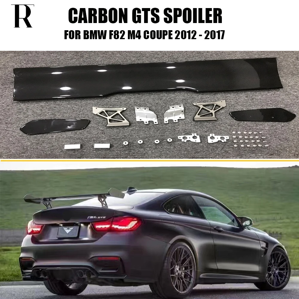 M4 GTS Стиль углеродного волокна спойлер на задний багажник, крыло для BMW F80 M3 F82 M4 Coupe F87 M2 авто гоночный автомобиль Стайлинг бодикит хвост крыло