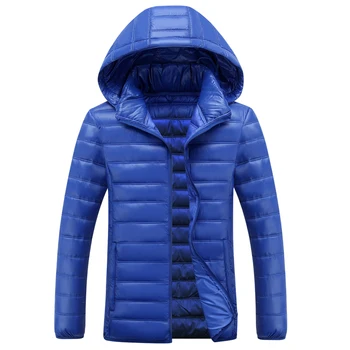 

B new Winter Men down Cotton Coats Fashion Jacket Men Pocket Slim Fit Hooded Parka High Quality Plus Size S-7XL