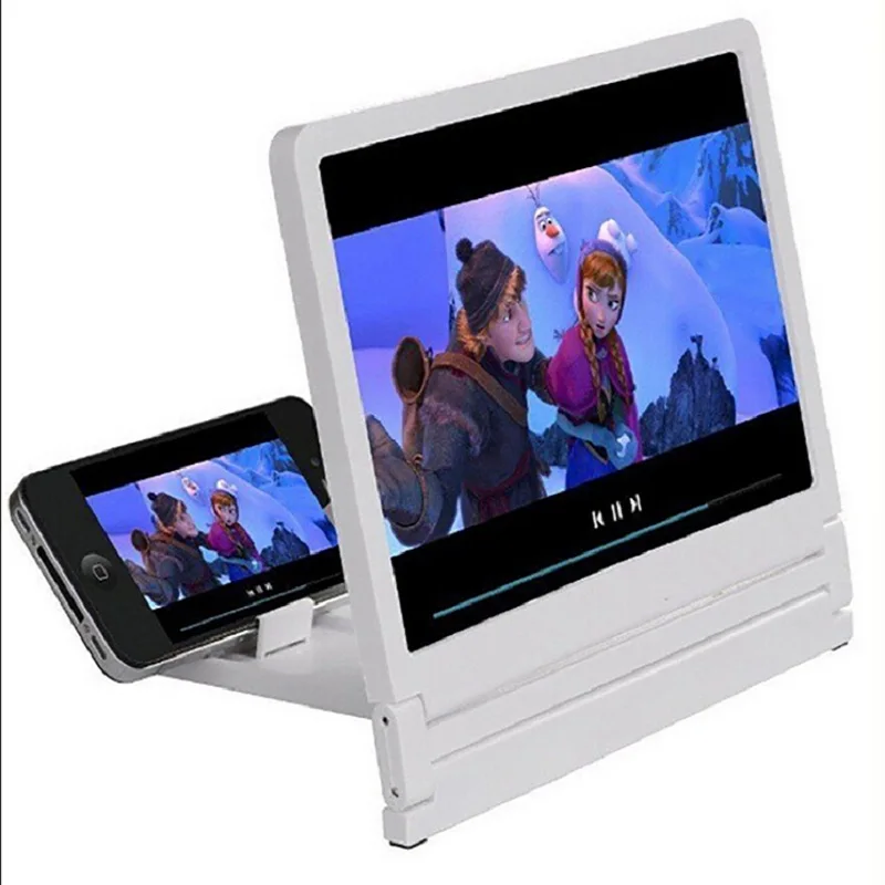 

2 Color Phone Screen Magnifier Mobile Phone Loop Bracket Holder Increase Stand For iphone Android Smart Phone Holder Stand Mount