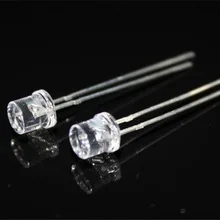 

5mm flat top orange/amber led diode ultra bright led emitting diodes 5mm Wide Angle Light lamp 100 pcs Hot sale