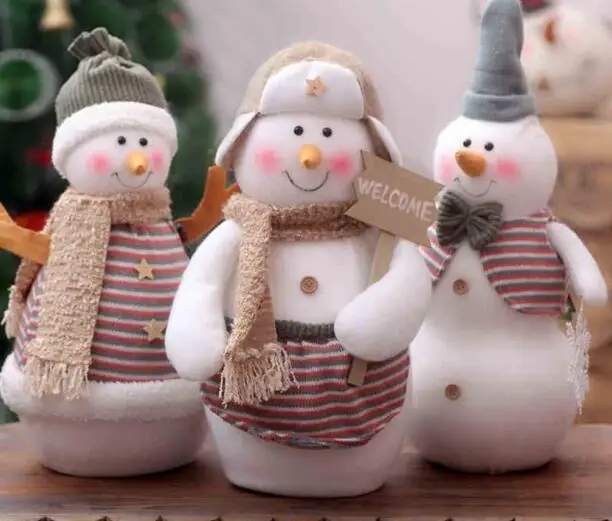 

Hot Selling New 2019 Sadie Christmas Snowman Desk Christmas Decoration Hats Snowman Korean Version Little Clean Christmas Items