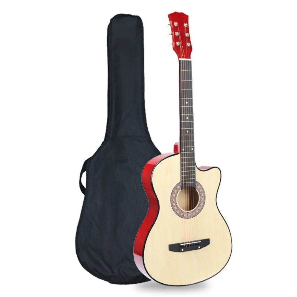 

38 Inch Guitar beginner student girl type temperament lady adult boy folk guitar self-study beginner WJ-JX6