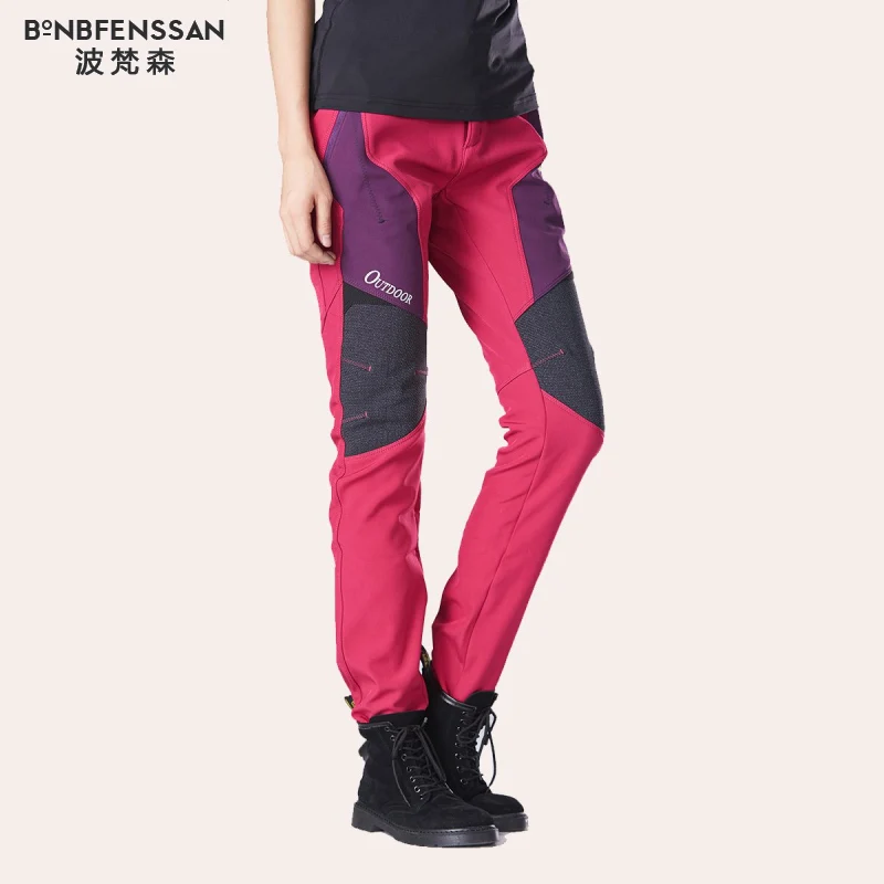 Outdoor Escursionismo Sci Pantaloni Donna in Pile Caldo-IMBOTTITO ANTIVENTO Impermeabile Pantaloni