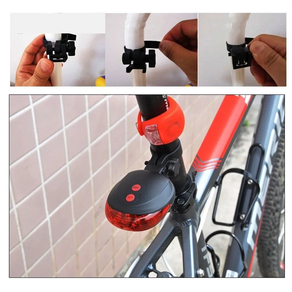 Sale Cycling Bicycle Tail Rear Light Bike Light Bike Warning Lamp LED 2 Laser 7 Mode Beam Bike Night Ride Warning Light Cycling light 2