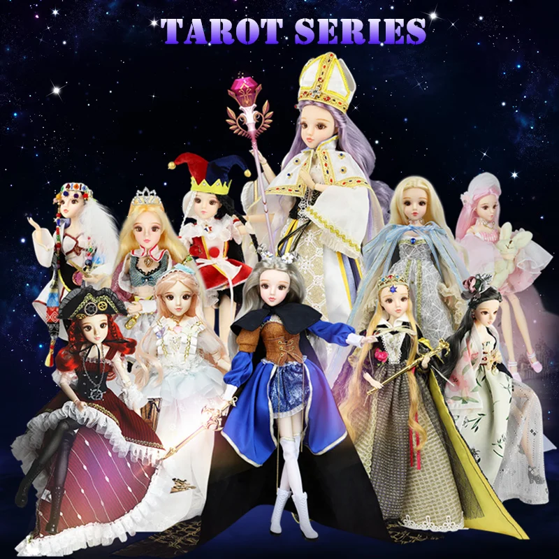 

1/6 BJD Doll MMGirl TAROT CARD Doll joint body 30cm Premium gift box packaging girl toy gift