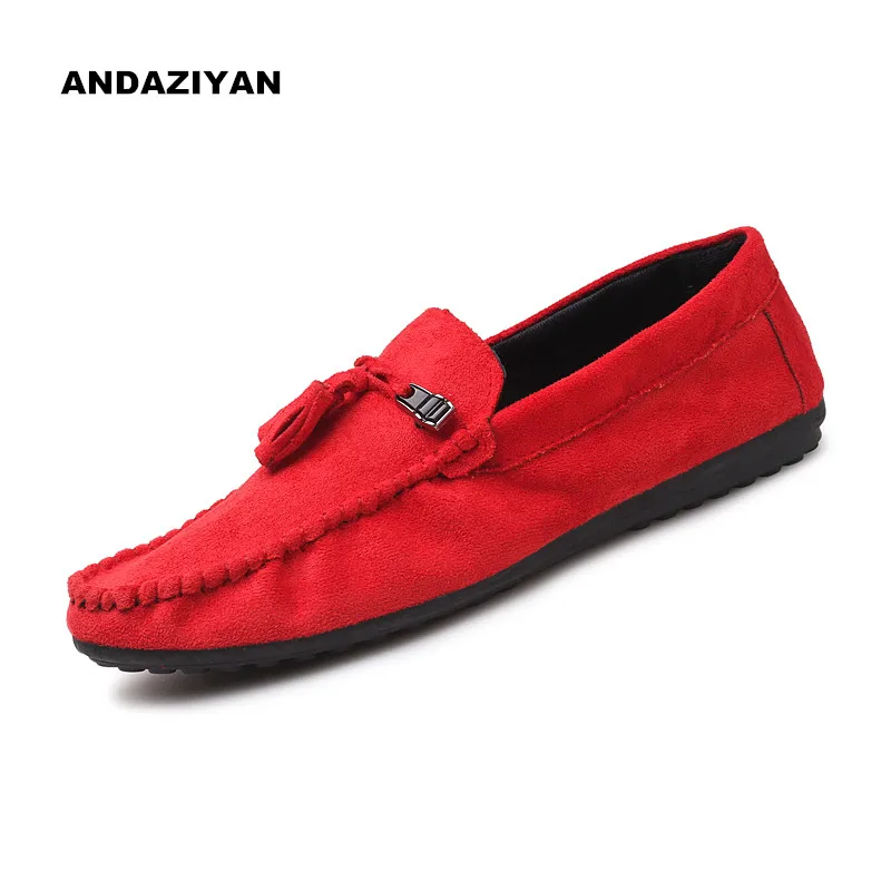 

Burst fringed decorative peas shoes high quality soft fabric driving shoes