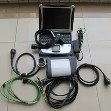 diagnostic tool Mb star c4 sd connect with stable laptop tough book CF-19 latest version 2018.03 super ssd full set all cables
