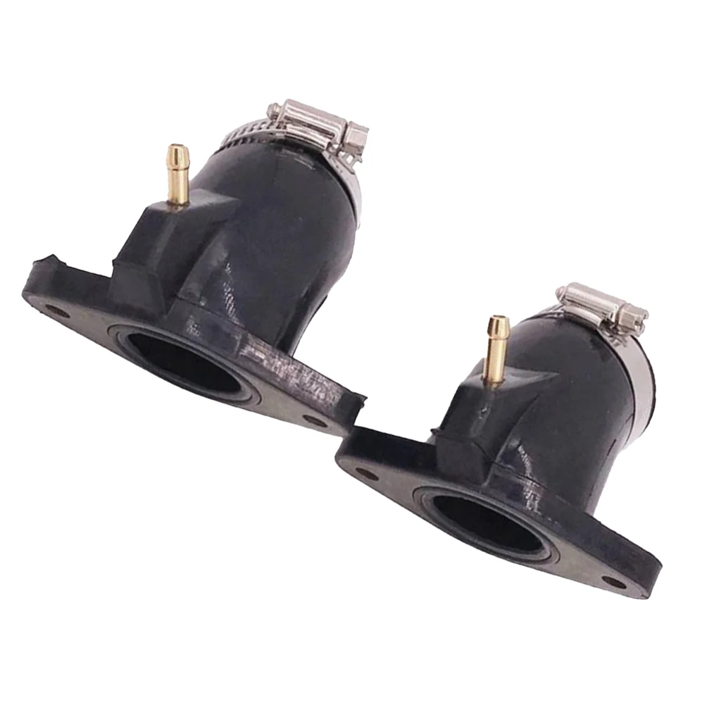 2 Pcs Motorcycle Carburetor Interface Adapter Intake Manifold For Yamaha V Star XVS650 XVS400 1998-2016 Carburetor Intake Parts
