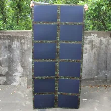 72W 18V Folded Solar Panel Charger Outdoor For12V Battery Charger Amorphous Silicon Thin Film Solar Bag Waterproof High Quality