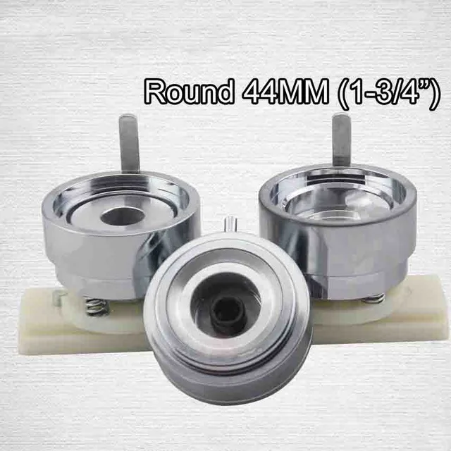 Round 44mm 1-3//4/" Interchangeable Die Mould for New Pro Badge Button Maker