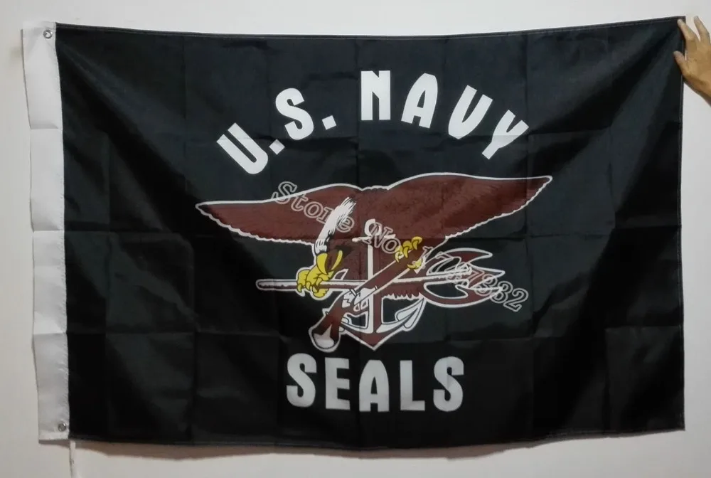 US U.S. Navy Seal Seals Flag hot sell goods 3X5FT 150X90CM Banner brass