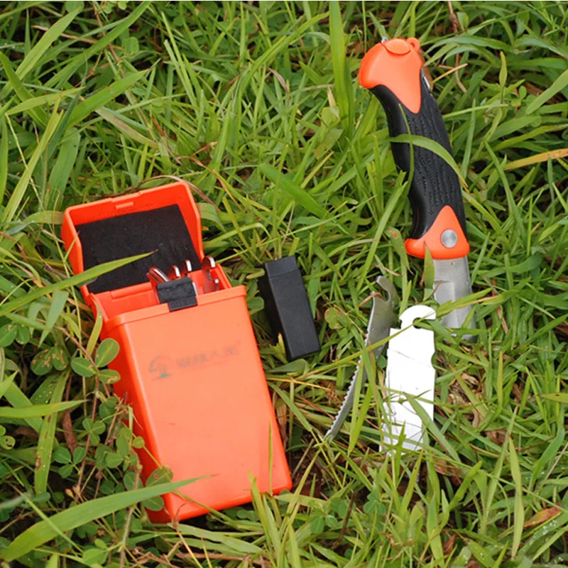 12pcs/set Outdoor survival knife camping equipment multipurpose tool survival Emergency Gear