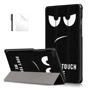 

Colorful Print PU leather Case for 2018 Lenovo TAB E8 Tablet TB-8304 Slim Cover Filip Case for Tab E8 TB-8304F case+film+pen