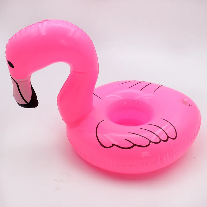 Мини-надувной держатель для банки Фламинго держатель электродов бассейн поплавок бассейн из ПВХ Купание Детские вечерние игрушки для купания