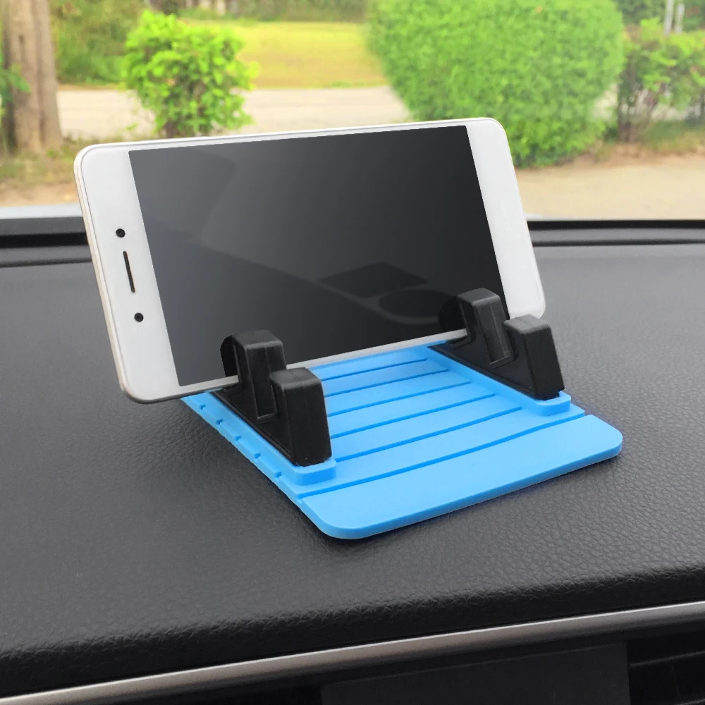 

Car Anti-Slip Pad Mobile Phone Bracket Silicone Auto Non Slip Mat Dashboard Decoration Holder for GPS Cell Phone Car Ornament