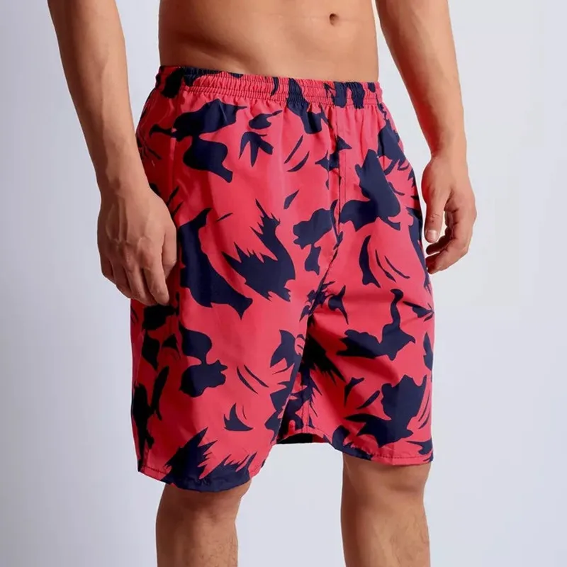 EL BARCO летние камуфляжные Для мужчин пляжные шорты быстросохнущая мужской Пляжные шорты по колено Surf Плавание Брюки Повседневное Бермуды