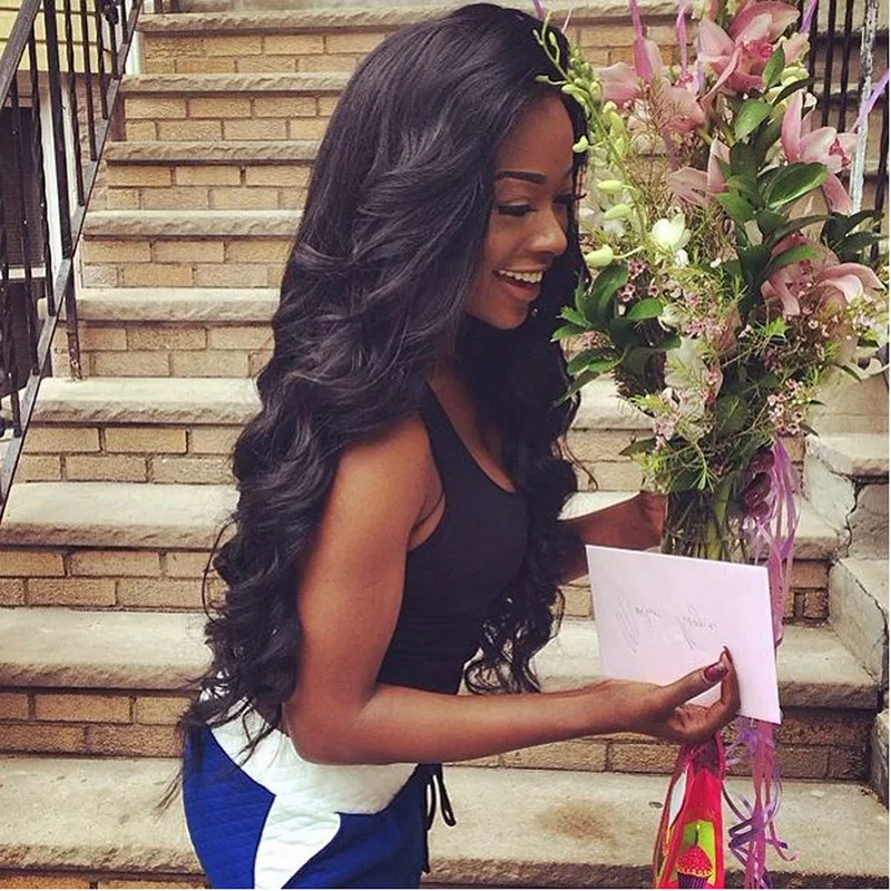 Rosa Hair Company Peruvian Virgin Hair Body Wave 4Bundles Peruvian Body Wave,Peruvian Hair Bundles Unprocessed Human Hair Weaves