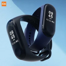 Xiaomi mi-браслет 3 Xio mi пульсометр Bluetooth 4,2 умный спортивный браслет OLED mi band 3 Smartband разноцветные ремни
