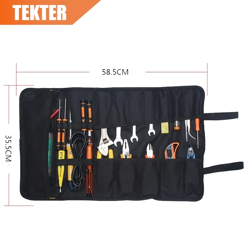 STEELTOOLS-Oxford-RollingTool-Bag-14-Pocket-600D-Durable-Waterproof-Portable-Pouch-Electric-Tools-Handbag-With-Tool (4)