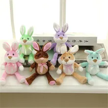2017 Cute 6Colors Rabbit Baby Soft Plush Toys Brinquedos Plush Rabbit Stuffed Toys White Cheapest Price