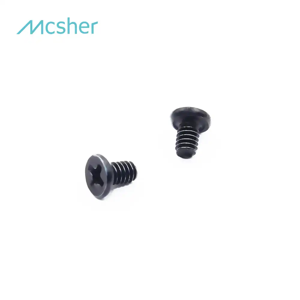 PACK OF 12 M2X9 NEW Black Zinc Wafer Head Laptop Machine Screw Philips Head Supplied By LaptopScrewsDirect