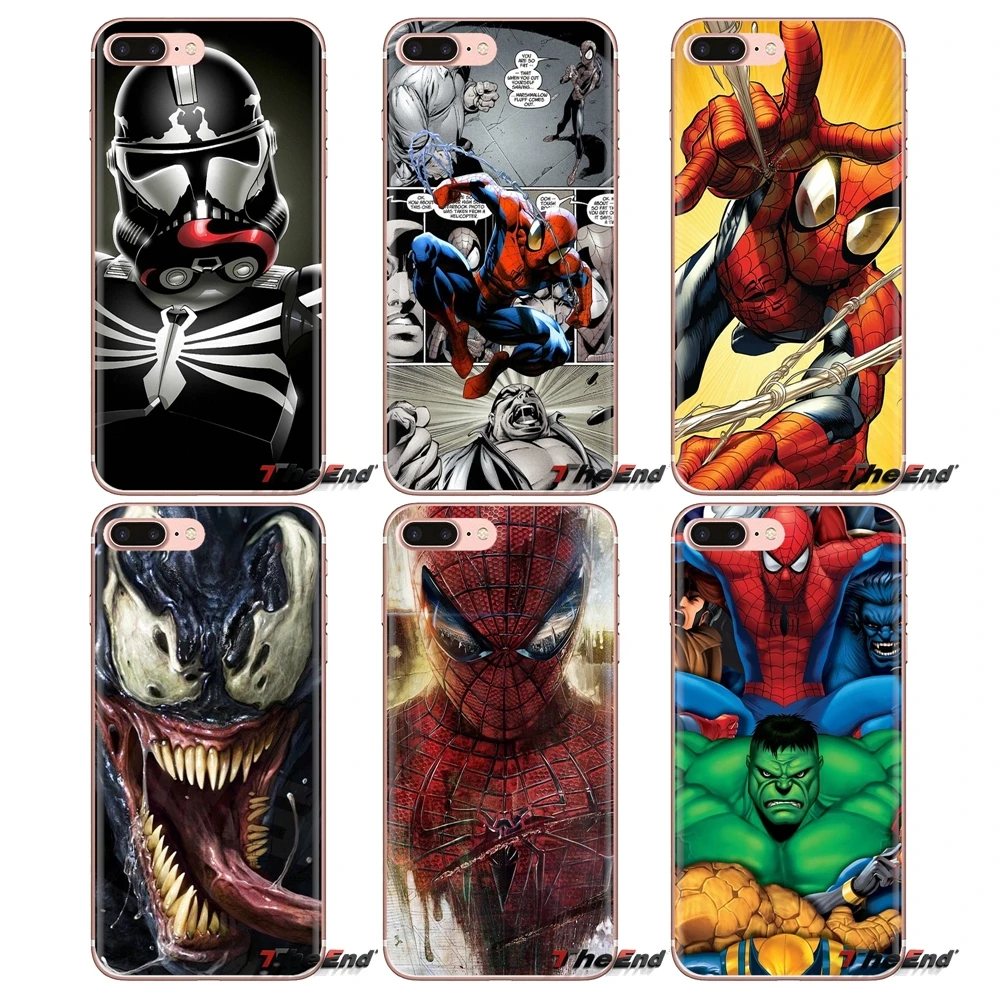 Мягкий прозрачный чехол для Samsung Galaxy S3 S4 S5 Mini S6 S7 Edge S8 S9 S10 Plus Note 3 4 5 8 9 Comics