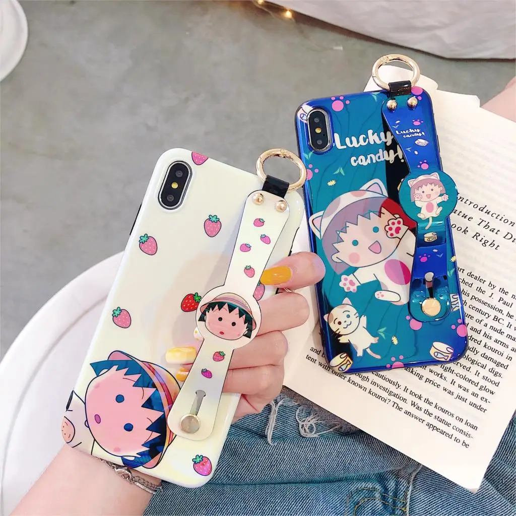 Милый мягкий чехол с ремешком на запястье Сейлор Мун для Huawei P20 mate20 pro nova3 nova4
