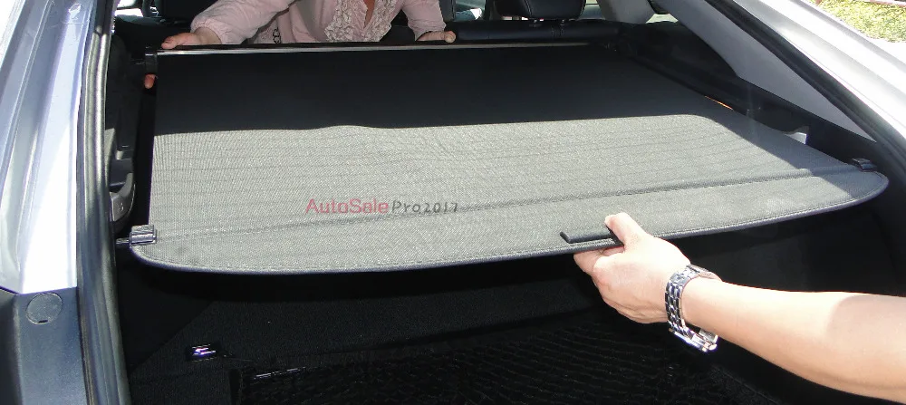 Aluminium alloy + Fabric Rear Trunk Security Shield Cargo