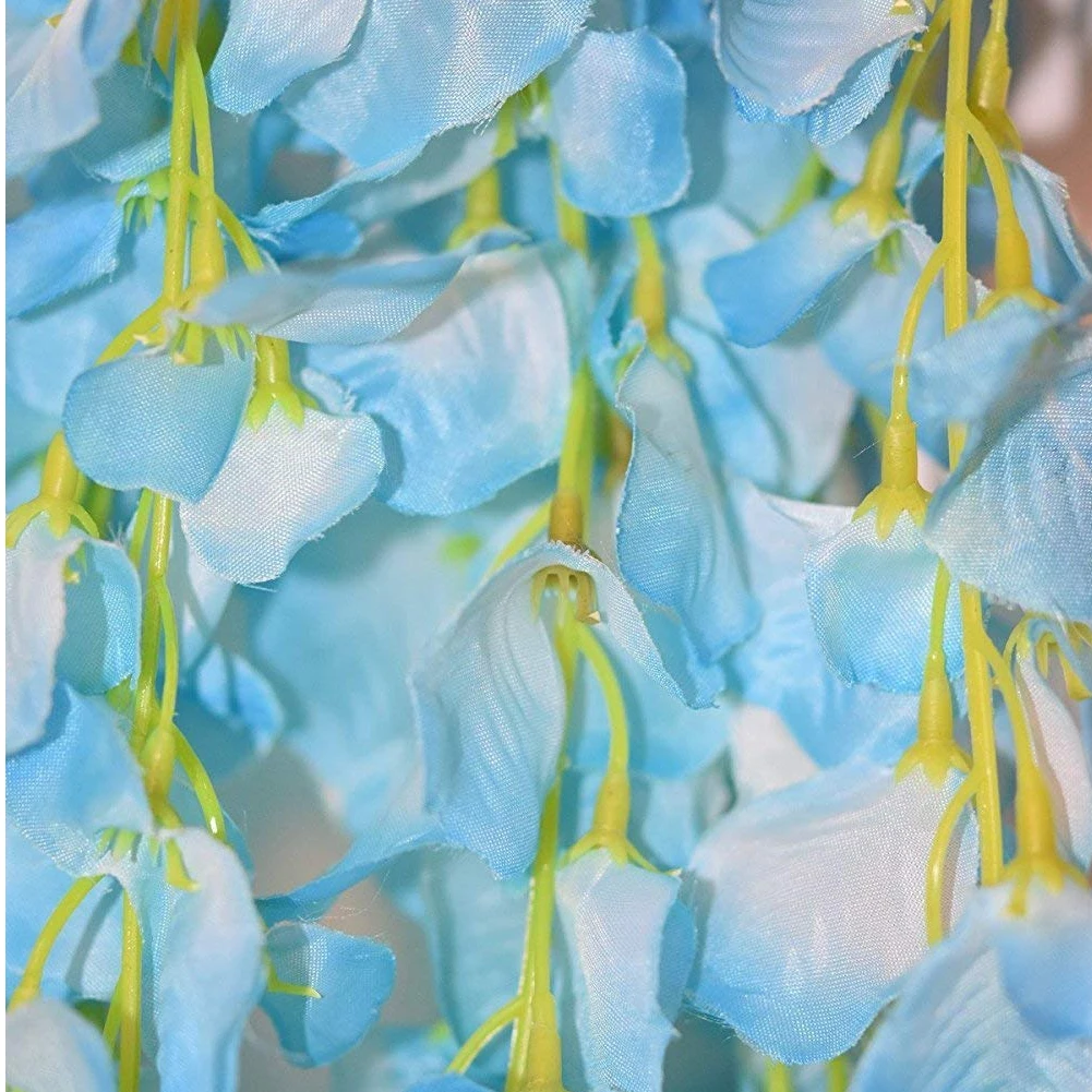 6 упак. К. (3.5Ft) искусственный Вистерия лоза Моделирование поддельные висит