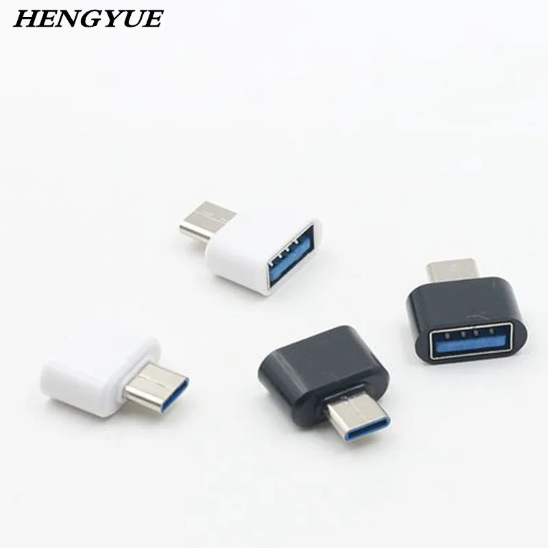 100 шт./лот USB женщина к USB-C Тип C 3,1 OTG Мужской адаптер данных для samsung S8 LG G6 G5 V20 onePlus 2 3 huawei P9 P10 плюс