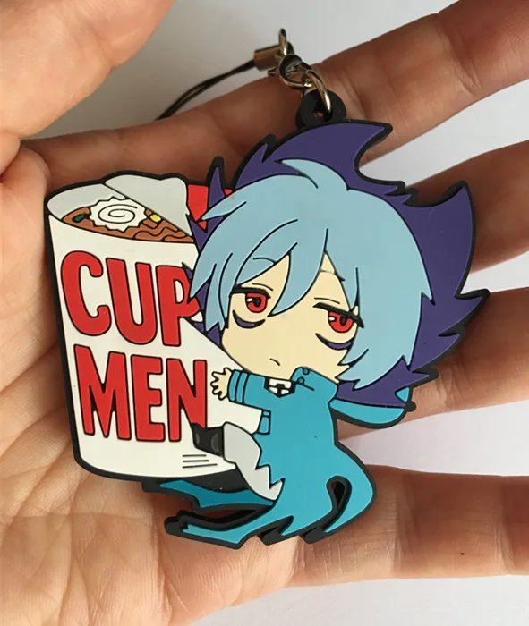 G458 Servamp аниме брелок вампира MAHIRU KURO снег Лили JEJE Гайд каучуковый