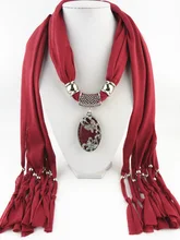 New Fashion Jewelry Fringed Scarf Oval Resin Alloy Butterfly Pendant Scarf Free Fast Shipping outdoor soft checked pattern fringed scarf