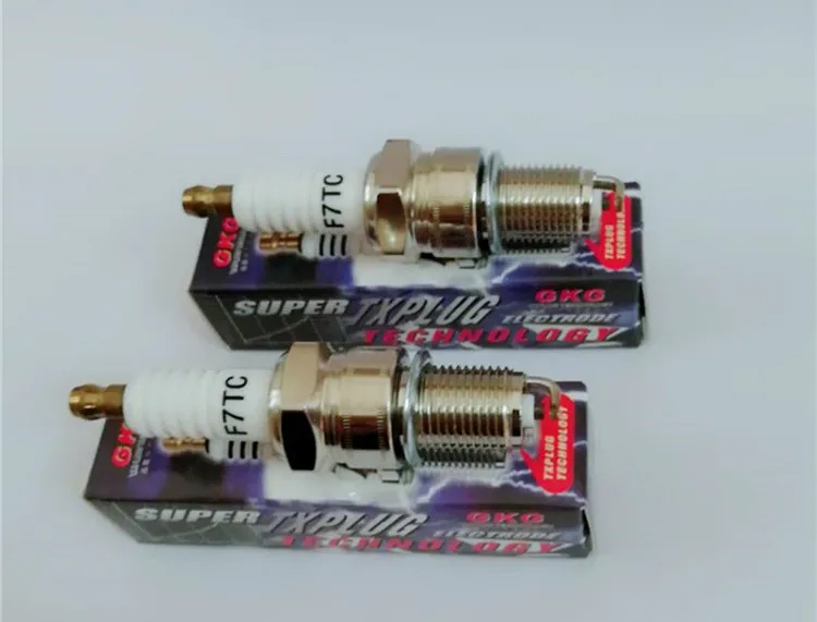 

HOT GKG Nickel Spark Plug F7TC 4pcs FOR BP7ET BP7ES BP7EY BP7E BP7EVX11 IW22 VW22 W22EP-U W22FPR-U W5DC W5DP N7YC L14YC