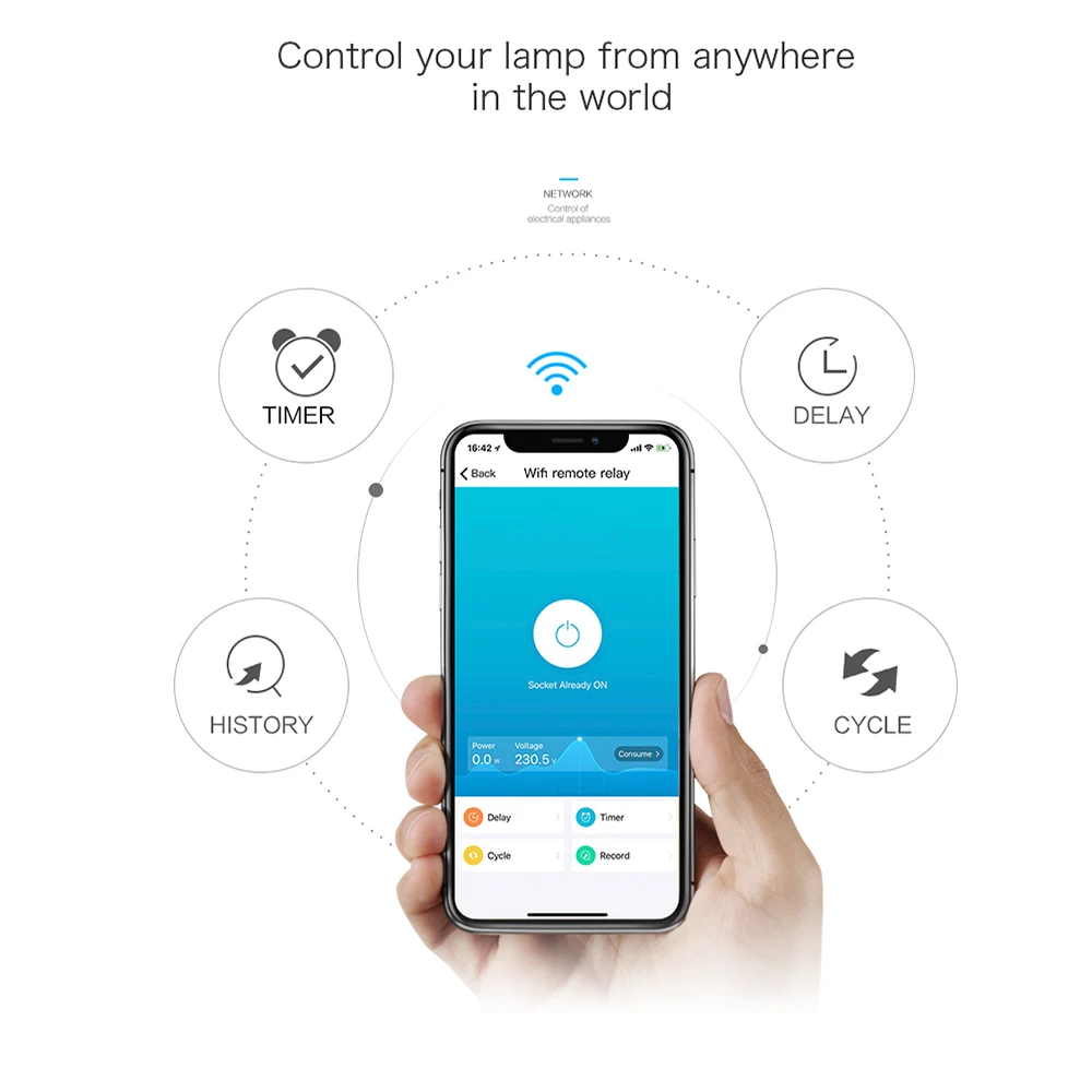 Geeklink умный переключатель WiFi прерыватель Domotica DIY таймер дистанционное управление